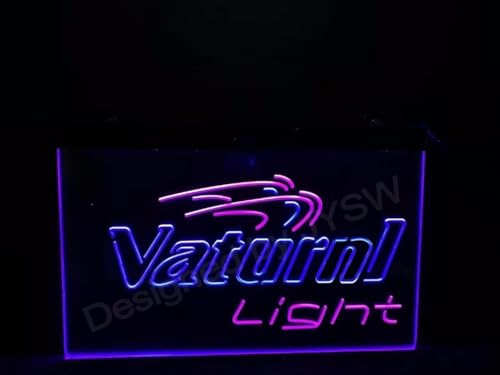 Image of Bar Neon Light Sign N-a-tural Beer Led Lamp Neon Like Signs For Wall Decor