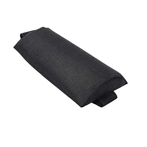 Meiruyu Cojín de Cabeza para tumbonas. Almohadón Ajustable cómodo reposacabezas. con Correa elástica. Almohada para sillas Plegables al Aire Libre reclinable de jardín (Negro) Cover