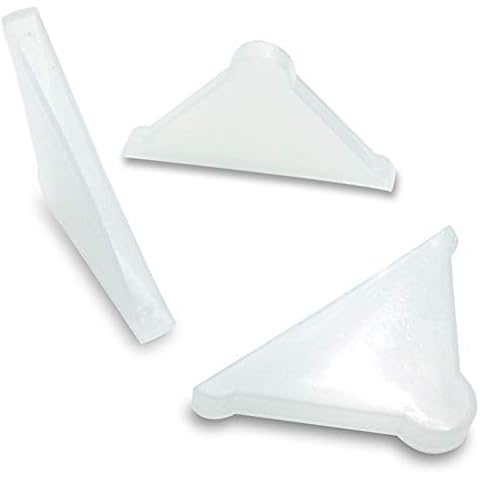 Ebamaz Triple Corner Protectors for Mirror/Glass/Metal Sheets Pack of 50PCS (4 X 37 mm) Cover