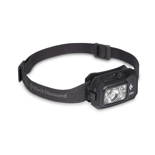 BLACK DIAMOND Storm 450 Headlamp, AAA Powered, Dimmable, Bright, BD Black