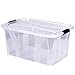 Produktbild Master Box + Deckel Aufbewahrungsbox L 38,5 x B 24,5 x H 18,5 cm - 14 Liter transparent stapelbar | Transportbox transparent | Lebensmittelbox lebensmittelgeeignet | Kunststoffbox Lagerbox stapelbar