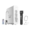 Waterdrop G3P800 Reverse Osmosis System and Waterdrop RODI Deionization Water Filter System, 800 GPD Fast Flow, NSF/ANSI 42 & 53 & 58 & 372 Certified, 3:1 Pure to Drain, Boundle