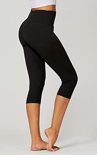 conceited high waisted ultra soft leggings for women - full length capri length and biker shorts - available in plus size