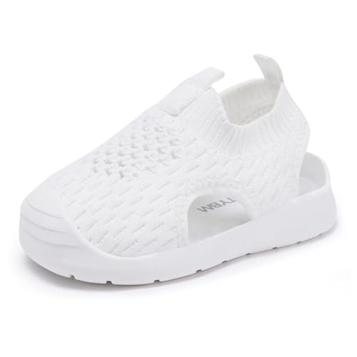 BMCiTYBM Baby Boys Girls Sandals Summer Shoes Non-Slip 6 9 12 18 24 Months White Size 12-18 Months Infant