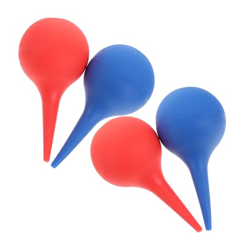 Mobestech 4 Piezas Bombilla De Succión De Goma Bola De Lavado De Oídos Bulbo De Succión Bola Bulbo Oído De Mano Para Eliminar La Cera Oído Niño Caucho Limpio Cachorros