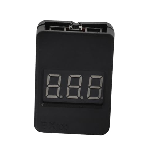 Alipis Sturdy Lithium Battery Tester 1- Lipo Battery Capacity Checker Compact Portable Low Voltage Alarm