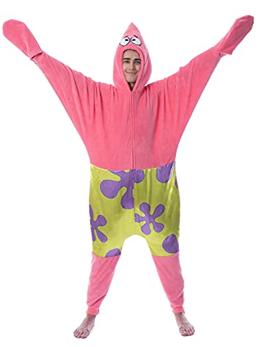 INTIMO Nickelodeon Mens SpongeBob SquarePants Patrick Star Sleep Union Suit (XXS/XS)