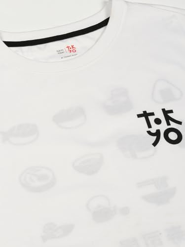 Image of Thomas Scott Men's | Graphic | Half Sleeve | Oversized Fit | Cotton Blend | Crew Collar | Casual Tshirt