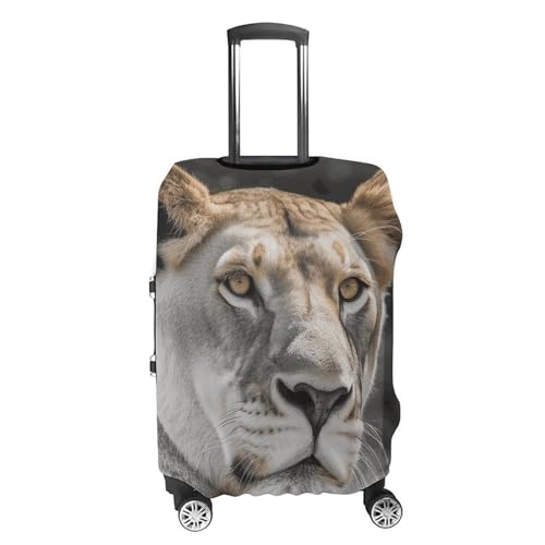 Carry on Luggage Cover Lioness Suitcase Covers for Luggages Tsa Approved Travel Luggage Sleeve Protector Elastic Suitcase Protector Anti-Scratch Washable Fits 19-30 Inch Case -M4