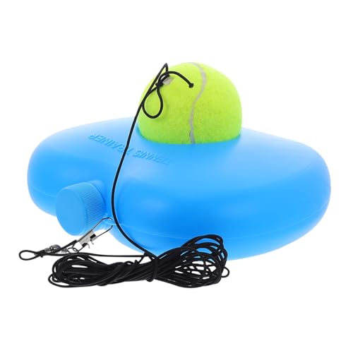 DECORNIJIA テニス練習器具 リバウンドベース付き トレーニングツール 屋内外対応 初心者向け 単独練習用 スポーツ反射神経 コーディネーショ