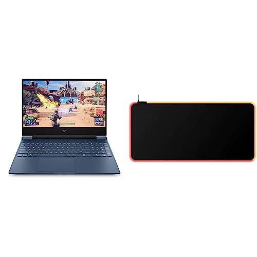 Image of HP Victus Gaming Laptop AMD Ryzen 5 5600H 15.6 inch(39.6 cm) FHD IPS Gaming Laptop & HyperX Pulsefire Mat RGB