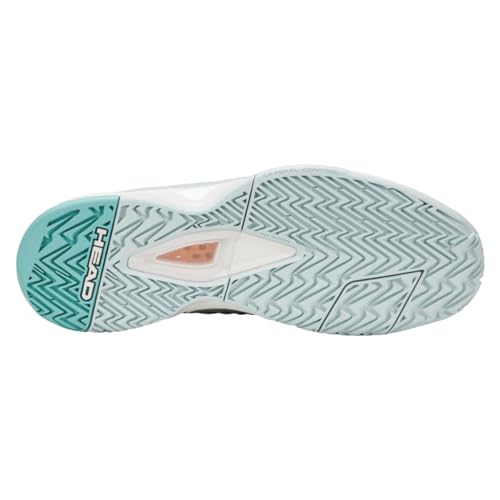 Head Women's Sprint Team Tennis Shoe,White/Gray/Silver/White,6.5 M US2