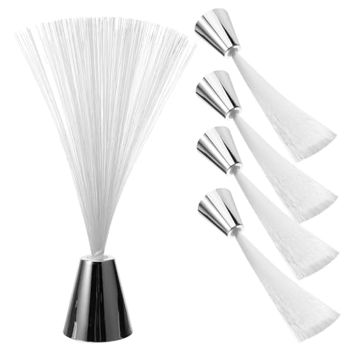 NUOBESTY 5pcs Multicolor Changing Fiber Optic Lamp Centerpiece Light for Weddings Holidays and Parties No Batteries Included Creates Warm Atmosphere Safe and