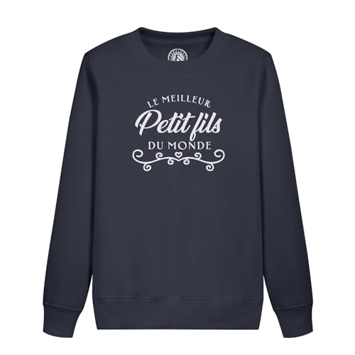 Sweatshirt enfant le meilleur petit fils vêtement coton col rond
