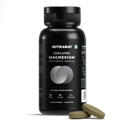 Nutrabay Magnesium Glycinate 2000mg, 60 Tablets 2 g - Image 2