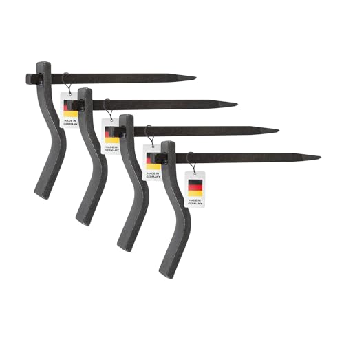 blizz-z Chevillettes de maçon carrée : 160 mm (4 pièces) | Pattes à coulisse, pointes de coffrage | Made in Germany