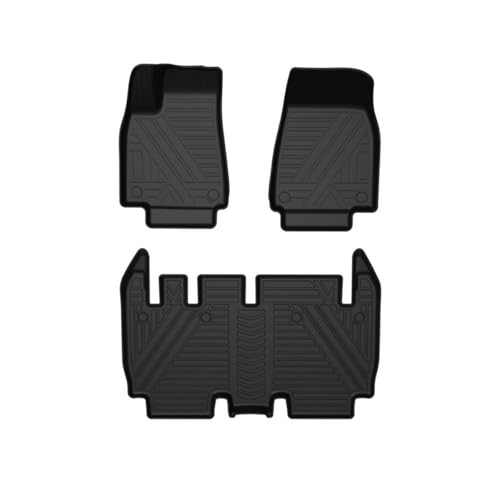 Tapis de sol de voiture étanche TPE Tesla Model X 2016-2019 protection moquette anti-saleté