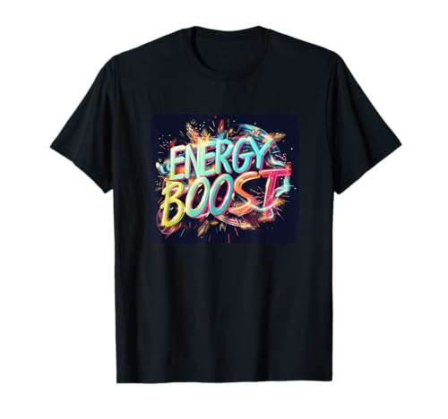 Spüren Sie den Energieschub mit einem Boost of Power Kostüm T-Shirt