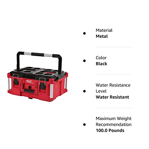 Milwaukee Packout 22" Large Tool Box Red/Black Accessories #TOP1
