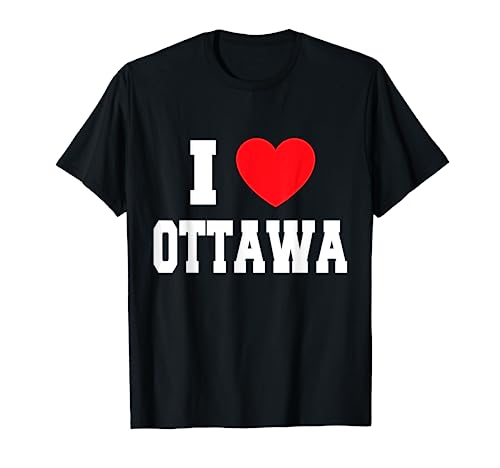I Love Ottawa Maglietta