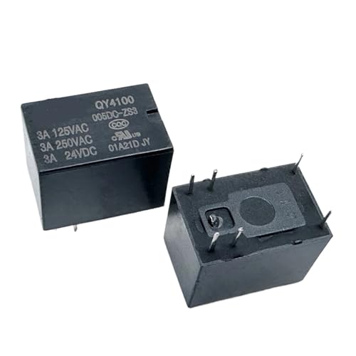 Micro relais 6 broches QY4100 005DC-ZS3 4100-5V-3A interrupteur PCB