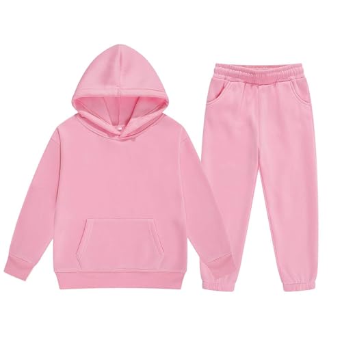 Kids Sweatsuit Girls Boys 2 Piece Tracksuit Outfits Long Sleeve Hooded Sweatshirt and Jogger Sweatpants Clothing Sets3