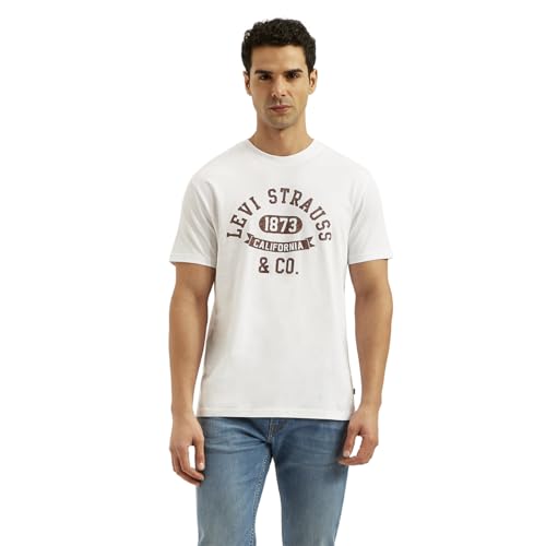 Image of Levi's Men's Letter Print Fitted T-Shirt