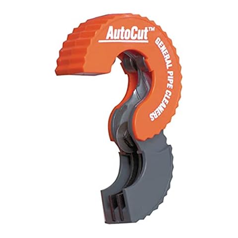 General Pipe Cleaners ATC12 1/2-Inch AutoCut Copper Tubing Cutter, Black, Orange Cover