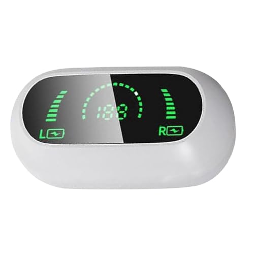 Clip sulle cuffie - Clip su da allenamento ergonomiche con custodia di ricarica auricolari wireless leggeri e sicuri con una lunga durata della batteria impermeabile