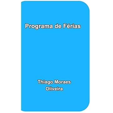 Capa do livro Programa de Férias