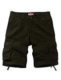 Match Men's Twill Comfort Cargo Short Without Belt #S3612 (Label size L/32 (US 30), Army green)
