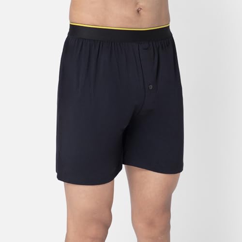 Image of Bummer Micro Modal Boxer Shorts for Men - Ultra Soft & Breathable, 3 Times Softer Than Cotton, Anti-Bacterial, Stretchable for Ultimate Comfort & Style, Pack of 1 (A Shark Tank Product)