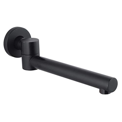 Robinet de douche thermostatique mural avec colonne de douche noire et mitigeur bain