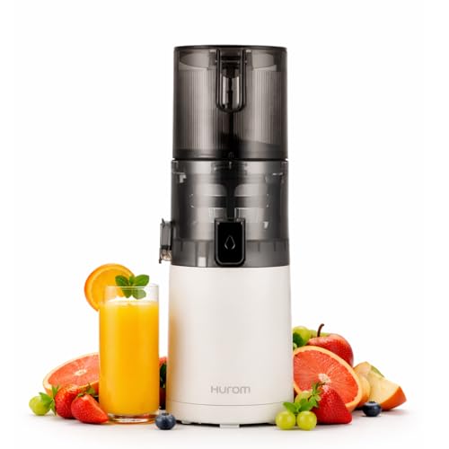 Hurom E30ST   Extractor de jugo eléctrico para verduras y frutas, capacidad de 800 ml, función de extracción automática de zumo, libre de BPA, 100 W