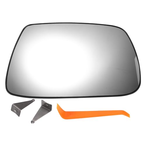QUARKZMAN Espejo Retrovisor Derecho De Repuesto Con Placa De Respaldo Cristal Calefactado De Blanco Para Jeep Grand Cherokee 2005 2006 2007 2008 2009 2010