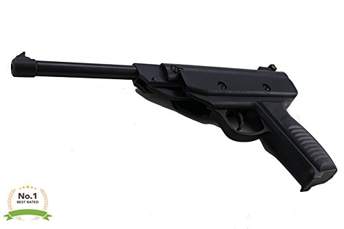 LavoHome WWll Air Pistol 5.5mm Single Shot Air Rifle 22 Caliber Premium Black Metal Hunting Air BB Gun