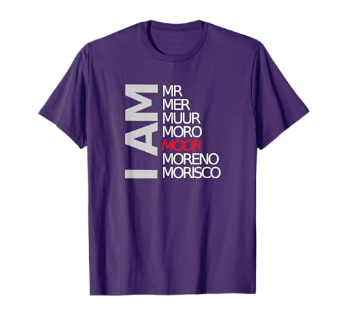 Moorish American Clothing I am Moor T Shirt T-Shirt