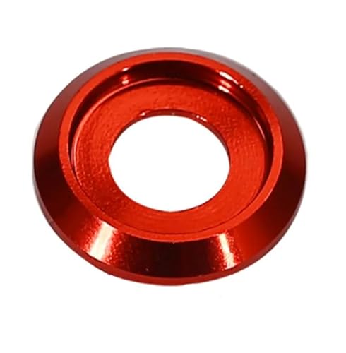 Mdingbao-V[bV[ M2 M3 M4 M5 M6 M8 Multi-Color Aluminum Alloy Thin Half Round Pan Head Washer Screw Metal Grooved Gaskets, 