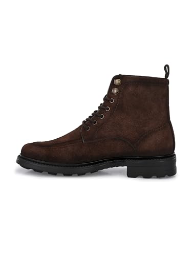 Image of San Frissco Men's Sneaker High Top Ankle Boots for Hikking and Trekking|Round Toe Soft Insole Lace Up Shoes Anti Slip Resistant|Ultra Durable Elegant with Cushioned Footbed
