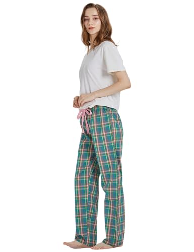 Image of CYZ Women's 100% Cotton Woven Poplin Sleep Pajama Pants