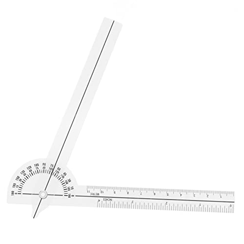 Goniómetro de dedo transparente Semme 180 grados miniatura 2