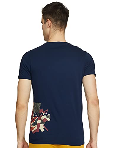 Image of Pepe Solid Cotton Slim Fit Mens T-Shirt (A21PATONSSIPWHI-P)
