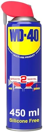 WD-40 Multi-Use Product Lubricant Spray, Smart Straw, Hinges & Locks, 450ml