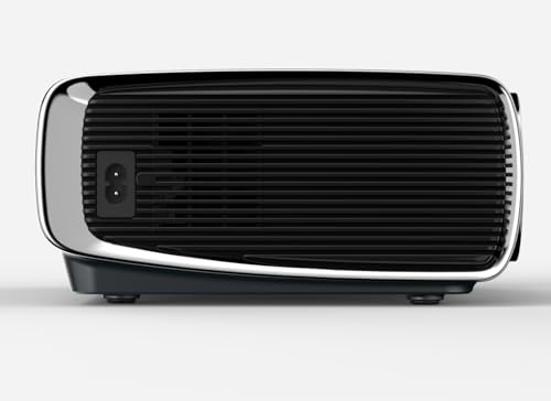 BORSSO Crystal Android 9 Projector for Home | 1080p Native LED Display | 980 ANSI | 4D Keystone & Zoom| 4K HDR HDMI Signal Support| WiFi, Bluetooth... - Image 3