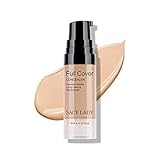 SACE LADY Full Coverage Under Eye Concealer Corrector Makeup Base, Waterproof Flawless Smooth Concealer for Cover Eye Dark Circles 6ml/0.20Fl Oz (04.Warm Natural)