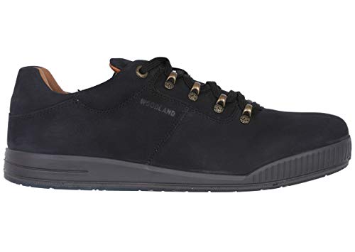 Image of Woodland Men's Black Nubuk Casual Shoes-UK-5 (Euro 39)