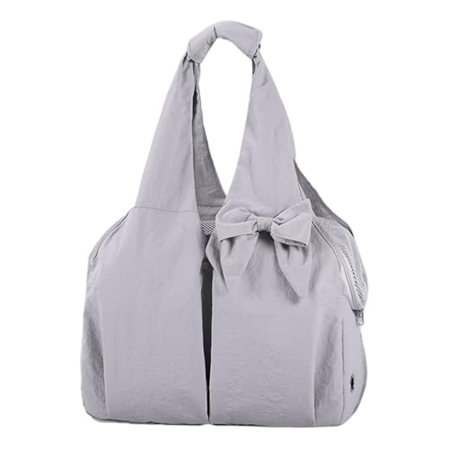 Trasportino per Cani Piccoli,Leggero con Finestra a Rete di Sicurezza e Tasche Laterali | Borsa Trasporto Cuccioli - per Auto Moto Bici Trekking Campeggio Casa Esterna