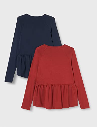 Name It Nkfvalda 2p LS Top R Maglietta a Maniche