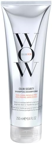 Color Wow Color Security Shampoo – 100% clean, sulfate-free, silicone-free; leaves no residues behind for your healthiest hair + scalp; for all hair types, including color-treated hair