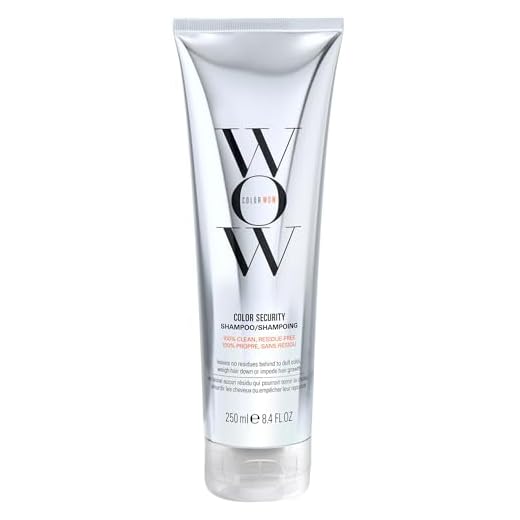 COLOR WOW - Color Security Shampoo 250 ml - Silikonfritt schampo för alla hårtyper och färgat hår - håller hårfärgen fräsch som den första dagen.